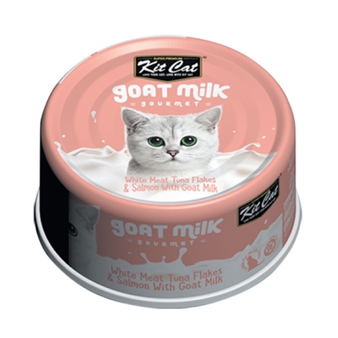 Pate sữa dê kitcat cho mèo lon 70g