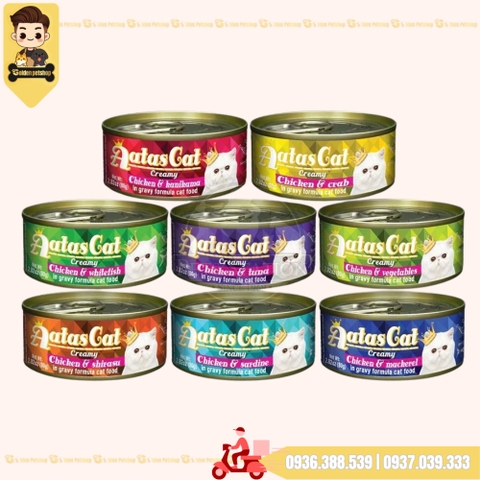 Pate cho mèo Aatas dành cho mọi lứa tuổi - lon 80g
