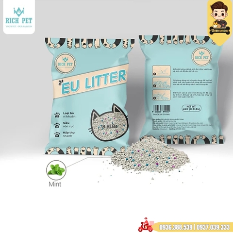 Cát vệ sinh cho mèo - Cát đất sét EU Cat Litter