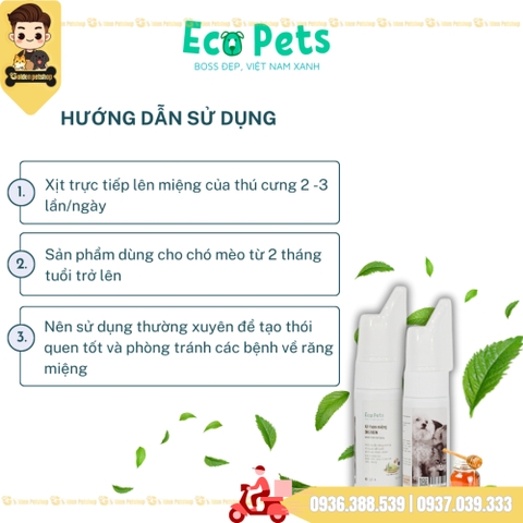 Xịt vệ sinh răng miệng cho chó mèo DKGreen