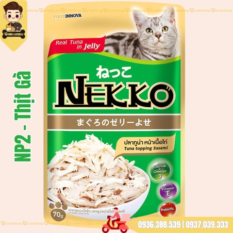 Pate cho mèo Nekko Jelly (dạng thạch) - gói 70g