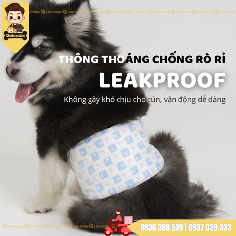 Tả, Bỉm cho chó Đực Fofos - Nhiều kích cở