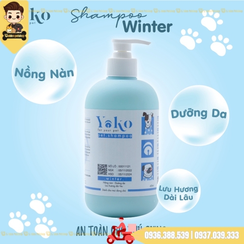 Sữa tắm thơm siêu dai cho chó mèo Yoko - Chai 450ml