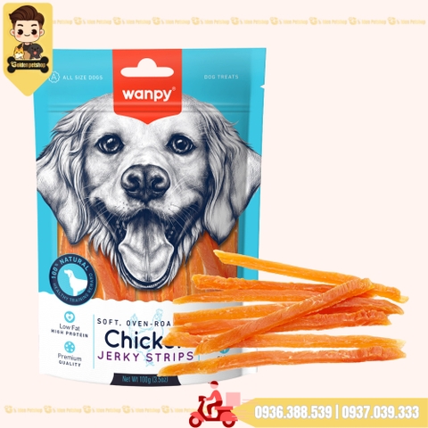 Bánh thưởng cho chó Snack Wanpy - gói 100g