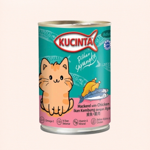 Pate cho mèo Kucinta - Lon 400g