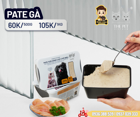 Pate tươi cho chó mèo The Pet Viet Nam