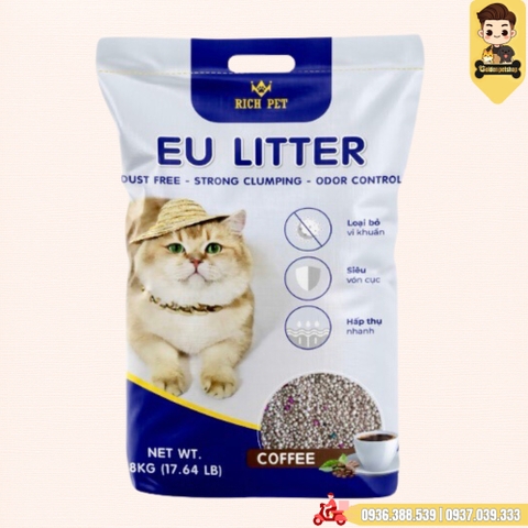 Cát vệ sinh cho mèo - Cát đất sét EU Cat Litter