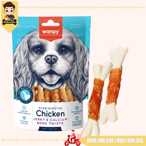 Bánh thưởng cho chó Snack Wanpy - gói 100g