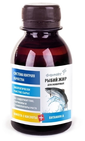 Dầu cá cho chó mèo Farmaks 100ml