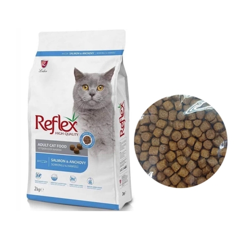 Thức ăn cho mèo Reflex Adult Salmon & Anchovy - Vị Cá hồi, cá cơm