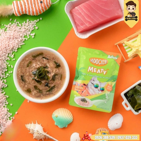 Pate cho mèo Moochie - gói 70g