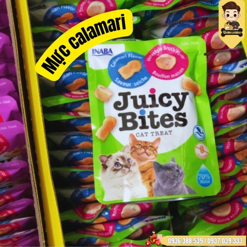 Bánh thưởng mềm cho Mèo INABA Juicy Bites - Nhiều vị