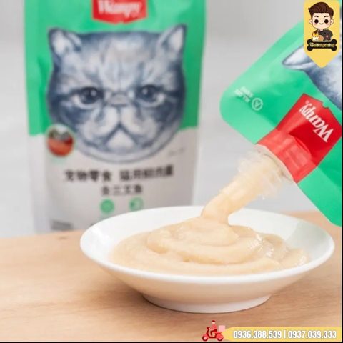 Súp thưởng nắp vặn cho mèo Wanpy (nội địa trung) 90g