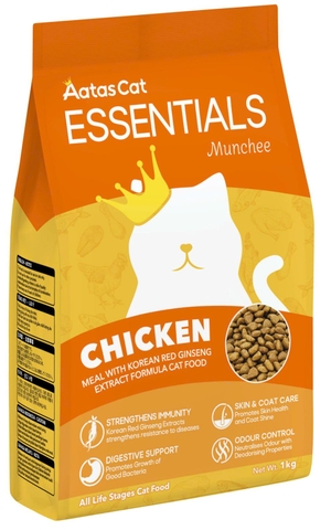 Hạt Mèo Aatas Cat Essentials Munchee Chicken Chính Hãng | Golden Pet
