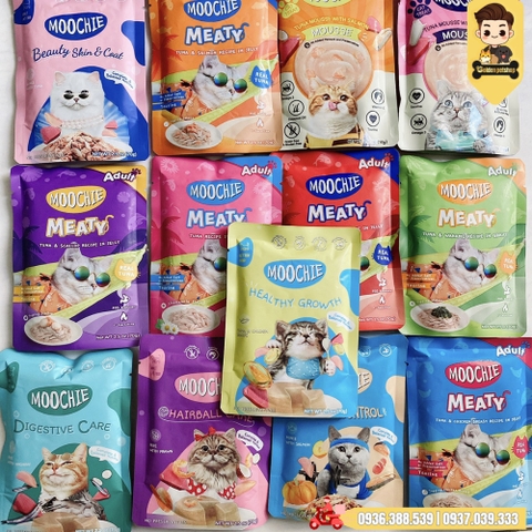 Pate cho mèo Moochie - gói 70g