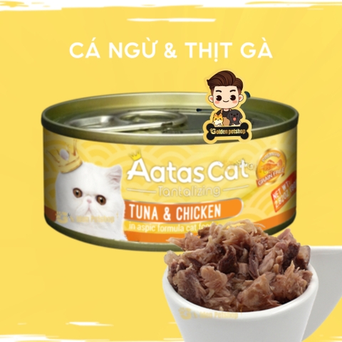 Pate cho mèo Aatas dành cho mọi lứa tuổi - lon 80g