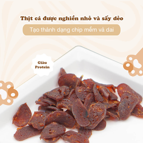 Bánh thưởng Chip Cá ngừ cho mèo Cattyman 30g