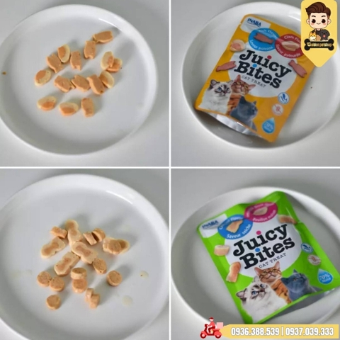 Bánh thưởng mềm cho Mèo INABA Juicy Bites - Nhiều vị