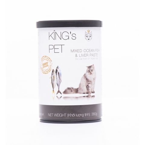 Pate cho chó mèo King's Pet - lon 380g