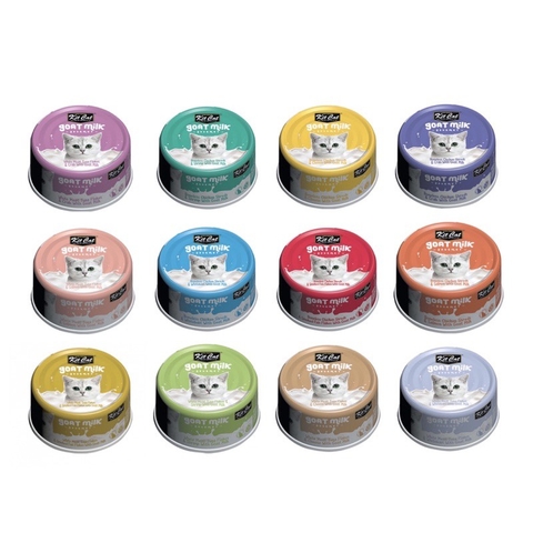 Pate sữa dê kitcat cho mèo lon 70g