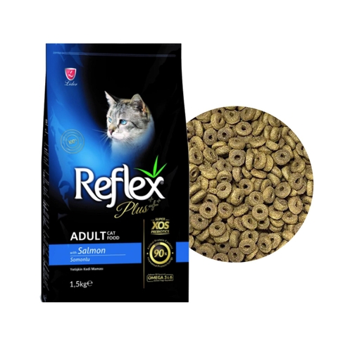 Thức ăn cho mèo Reflex Plus adult Salmon - Vị Cá Hồi cho mèo trưởng thành