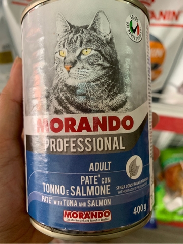 Pate cho mèo Morando - lon 400g