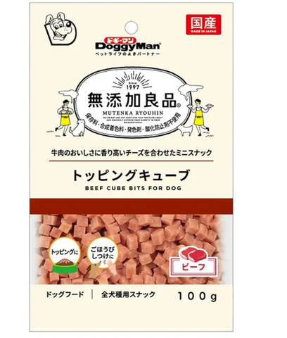 Snack DoggyMan Mutenka Topping Cube 100g Cho Chó