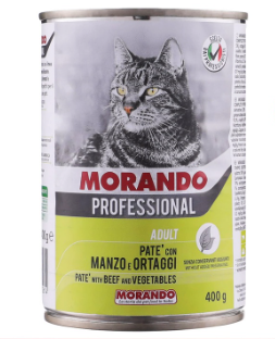 Pate cho mèo Morando - lon 400g
