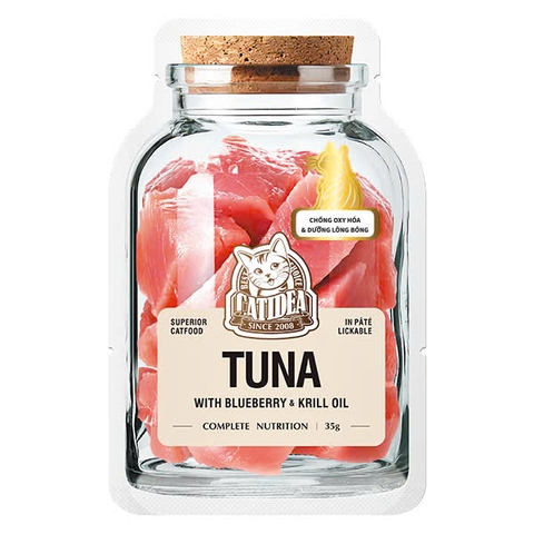 Pate Cho Mèo Real & Raw Catidea 35g