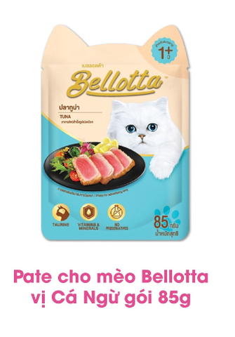 Pate cho mèo thịt cá ngừ Bellota - gói 85g