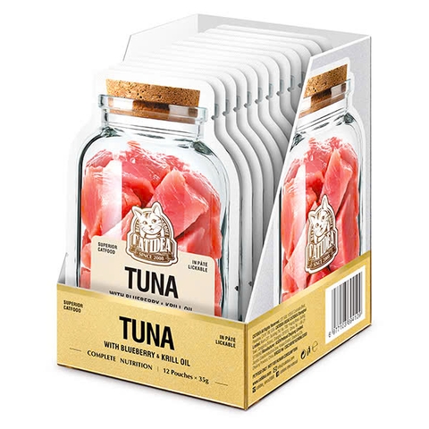 Pate Cho Mèo Real & Raw Catidea 35g