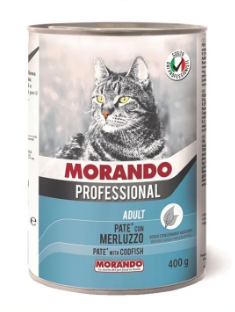 Pate cho mèo Morando - lon 400g