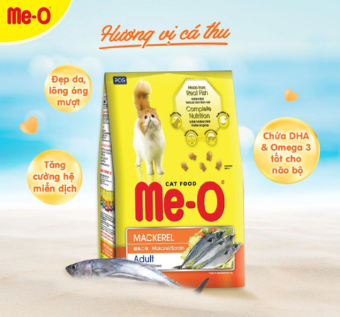 Hạt Me-O Adult Vị Cá Thu Cho Mèo Trưởng Thành
