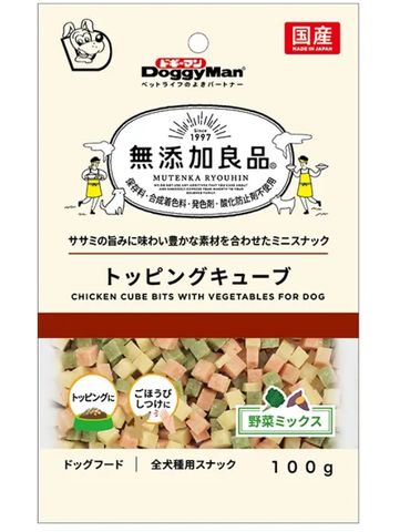 Snack DoggyMan Mutenka Topping Cube 100g Cho Chó