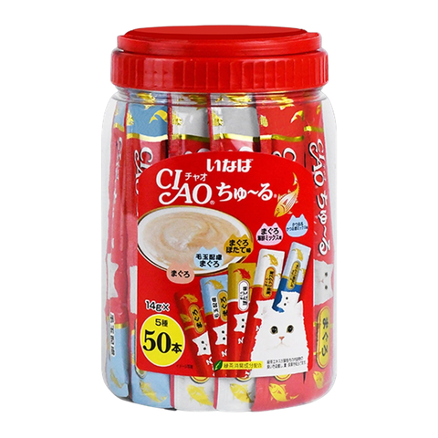 Súp thưởng cho mèo CIAO Churu Inaba 50 Thanh Chính Hãng