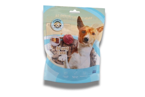 Xương sữa gặm cho chó hình nơ Inu Fonti - gói 100g