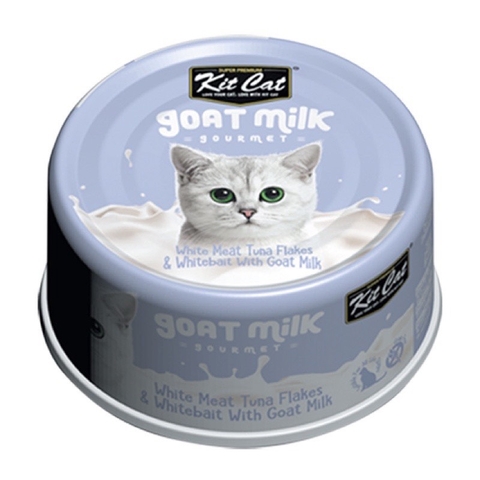 Pate sữa dê kitcat cho mèo lon 70g