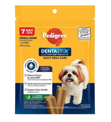 Xương Gặm Sạch Răng Pedigree Dentastix Small 7 Thanh Cho Chó Dưới 10kg