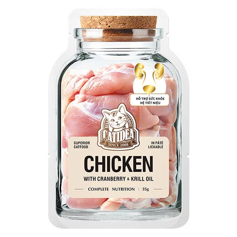 Pate Cho Mèo Real & Raw Catidea 35g