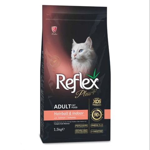 Thức ăn cho mèo Reflex Plus Hairball&Indoor - Ngừa búi lông cho Mèo