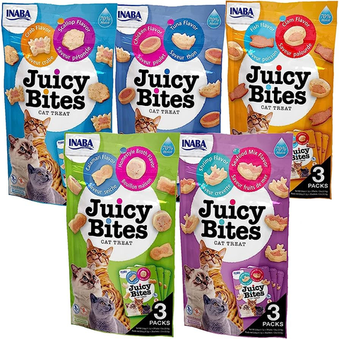 Bánh thưởng mềm cho Mèo INABA Juicy Bites - Nhiều vị