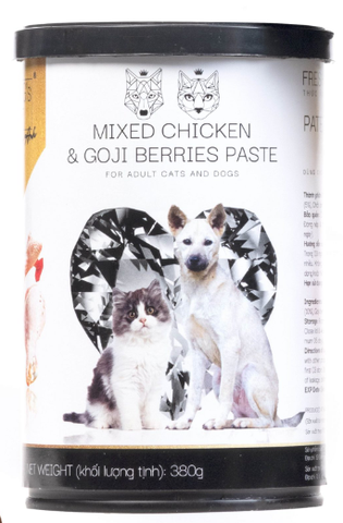 Pate cho chó mèo King's Pet - lon 380g