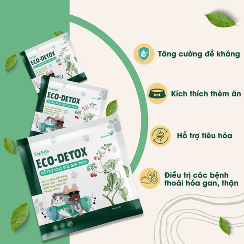 Viên thải độc Gan Thận cho chó mèo - Detox gan thận