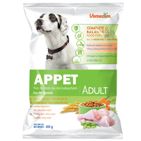 Thức ăn cho chó trưởng thành Appet 400g