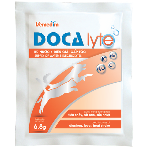 Docalyte-Bù nước và điện giải cấp tốc cho chó mèo