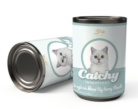 Pate Lon Catchy Jelly 400g Cho Mèo