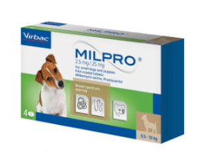 Thuốc xổ giun Milpro dành cho chó