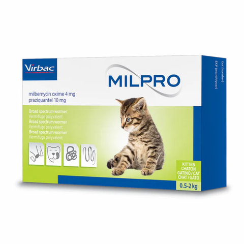 Thuốc xổ giun Milpro cho mèo