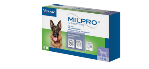 Thuốc xổ giun Milpro dành cho chó