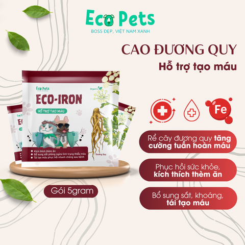 Thực phẩm bổ máu Iron Eco Pet